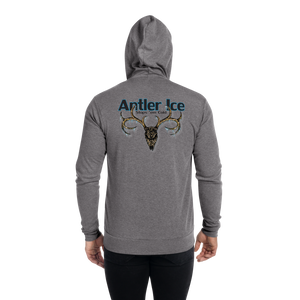Antler Ice DTG OG Unisex Zip Hoodie (Multiple Color Options)